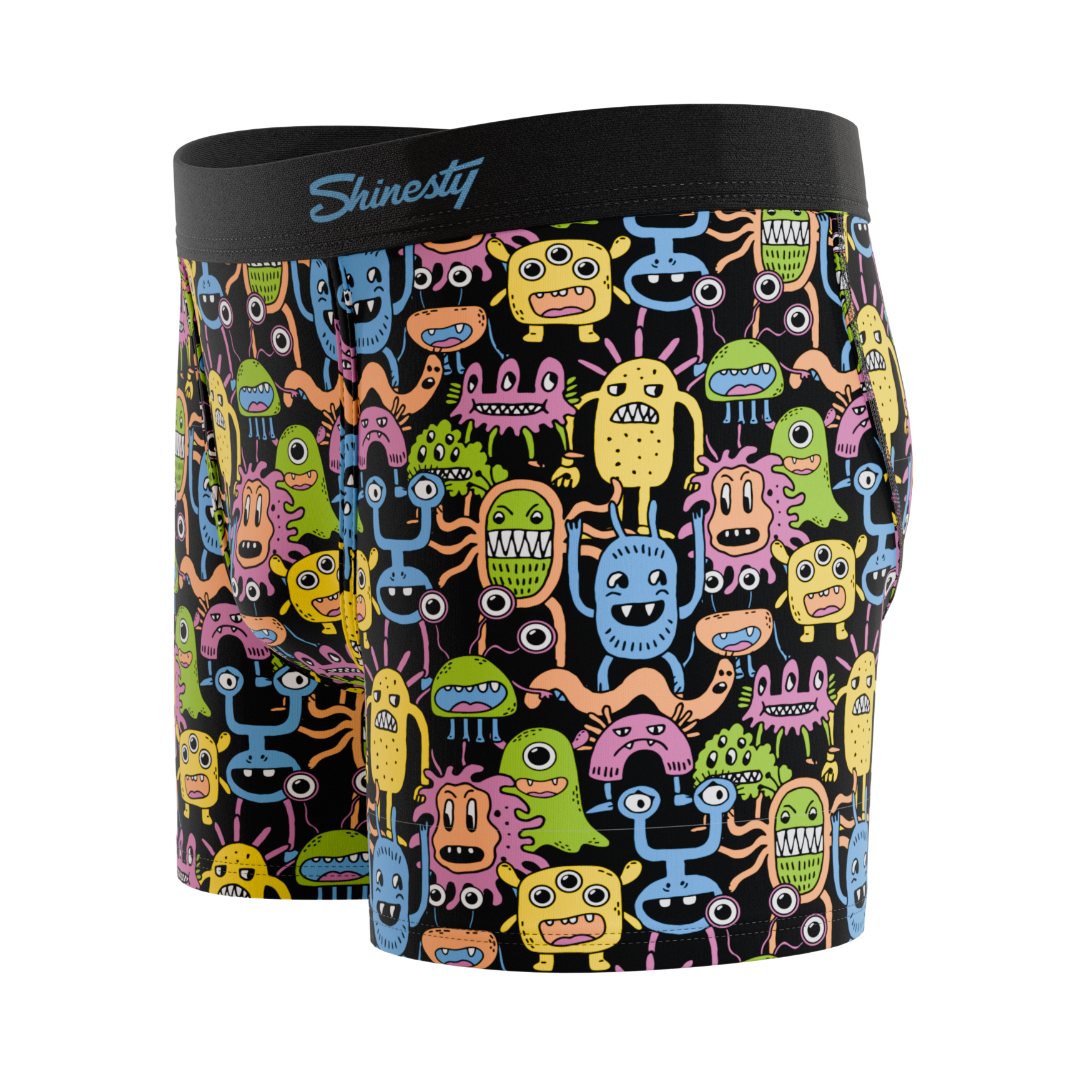 The Under The Bed | Colorful Monsters Youth Boxer Briefs - Shinesty