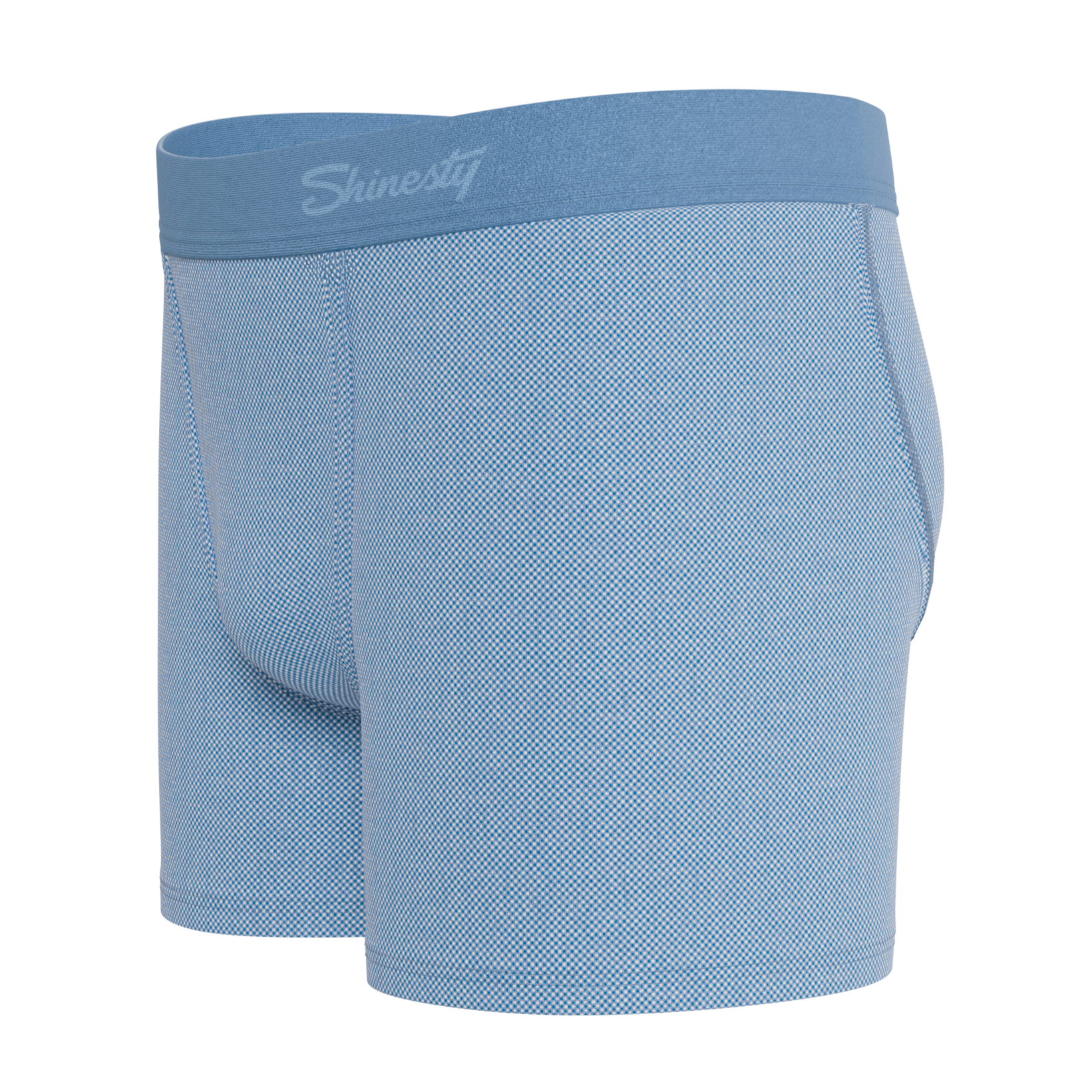 The Chambray All Day | Blue Chambray Youth Boxer Briefs - Shinesty