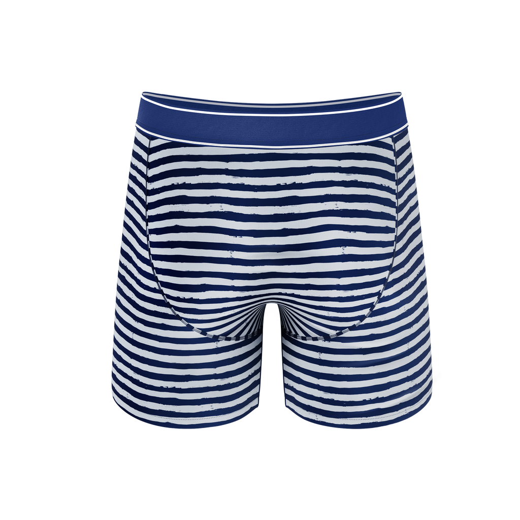 The Sailor | Nautical Stripe Ball Hammock® Pouch Underwear - Shinesty