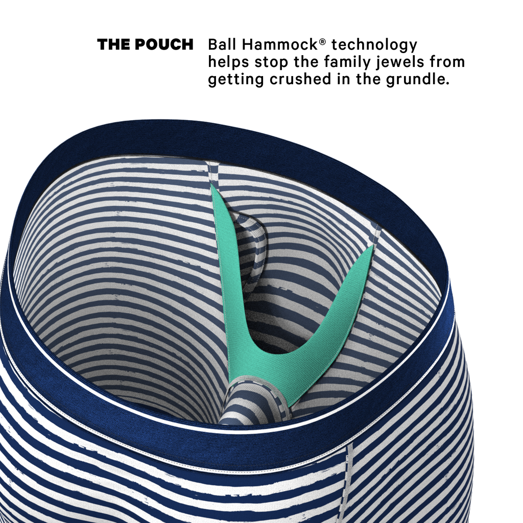 The Sailor | Nautical Stripe Ball Hammock® Boxer - Long Leg - Shinesty