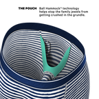 The Sailor | Nautical Stripe Ball Hammock® Boxer - Long Leg - Shinesty