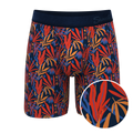 The San Diego Sunrise | Tropical Foliage Ball Hammock® Boxer - Long Leg - Shinesty
