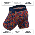 The San Diego Sunrise | Tropical Foliage Ball Hammock® Boxer - Long Leg - Shinesty