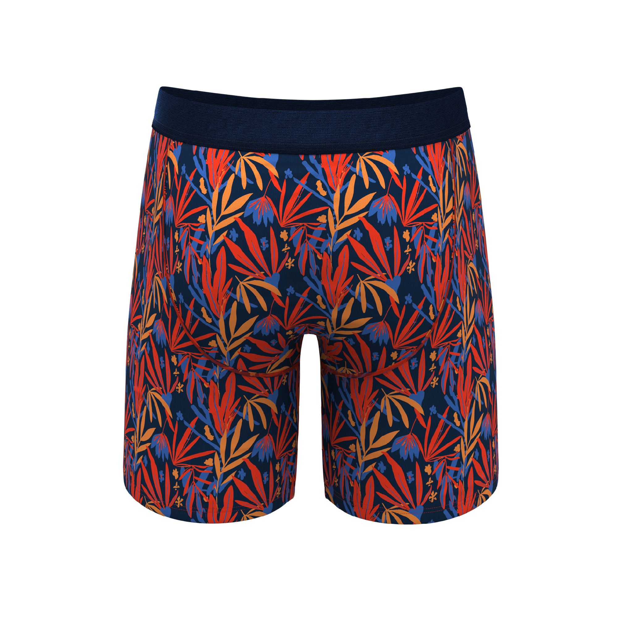The San Diego Sunrise | Tropical Foliage Ball Hammock® Boxer - Long Leg - Shinesty