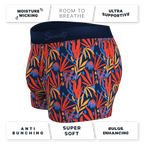 The San Diego Sunrise | Tropical Foliage Ball Hammock® Pouch Trunks Underwear - Shinesty
