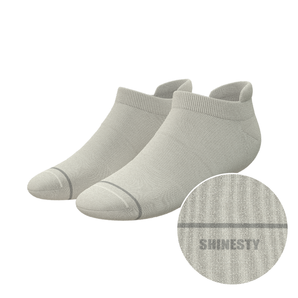 The Sandstorm | Plain Tan Heel Hammock™ Ankle Socks - Shinesty