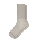 The Sandstorm | Plain Tan Heel Hammock™ Crew Socks - Shinesty