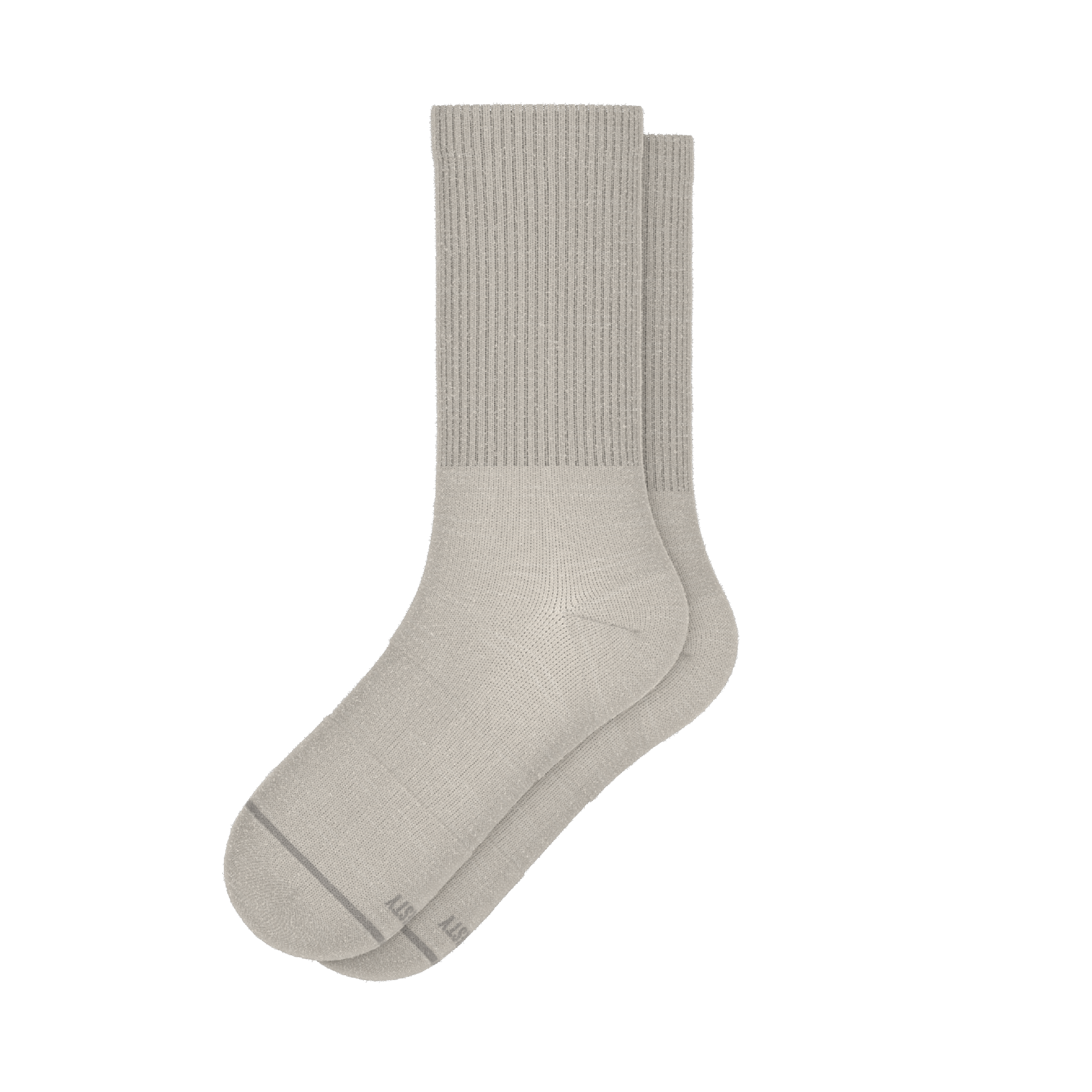 The Sandstorm | Plain Tan Heel Hammock™ Crew Socks - Shinesty