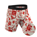 The Santa Slays | Christmas Toile Ball Hammock® Boxer - Long Leg - Shinesty