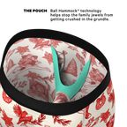 The Santa Slays | Christmas Toile Ball Hammock® Boxer - Long Leg - Shinesty