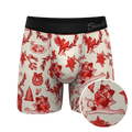 The Santa Slays | Christmas Toile Ball Hammock® Pouch Underwear - Shinesty