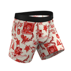 The Santa Slays | Christmas Toile Ball Hammock® Pouch Underwear - Shinesty