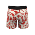 The Santa Slays | Christmas Toile Ball Hammock® Pouch Underwear - Shinesty