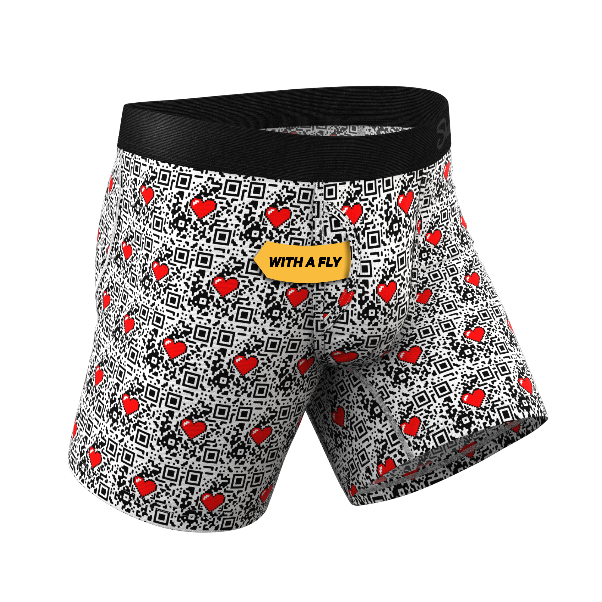 The Scan Me | QR Code Ball Hammock® Pouch Underwear With Fly - Shinesty