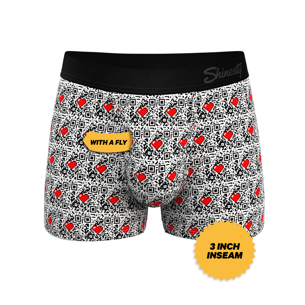The Scan Me | QR Code Ball Hammock® Pouch Trunks Underwear - Shinesty