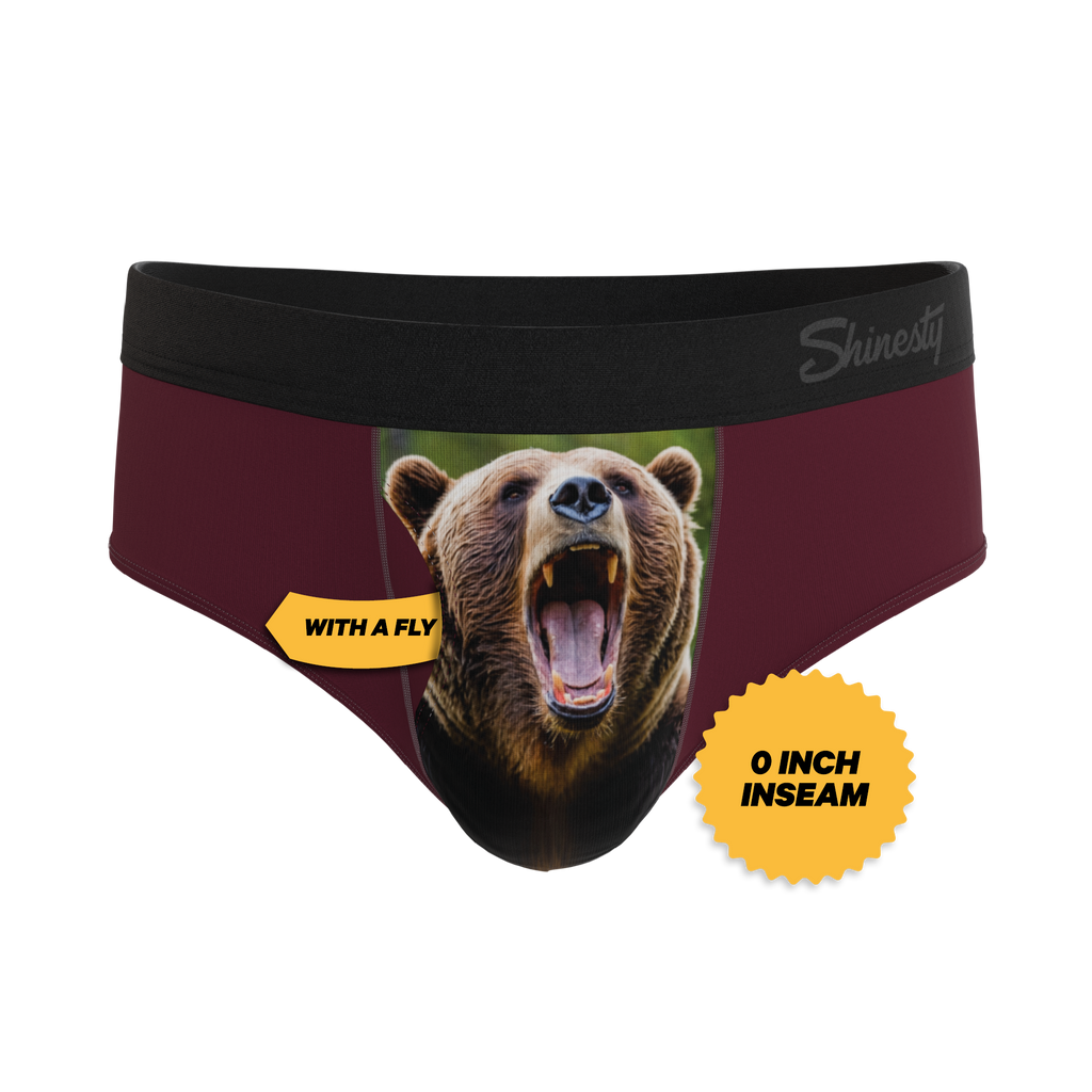 The Scare Bear | Grizzly Bear Ball Hammock® Pouch Underwear Briefs - Shinesty
