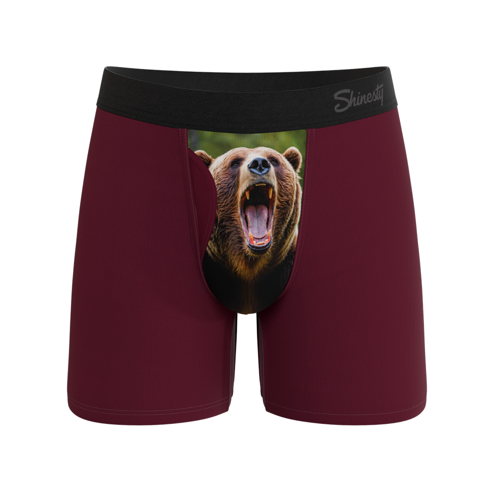 The Scare Bear | Grizzly Bear Ball Hammock® Magnum Big Pouch Underwear - Shinesty