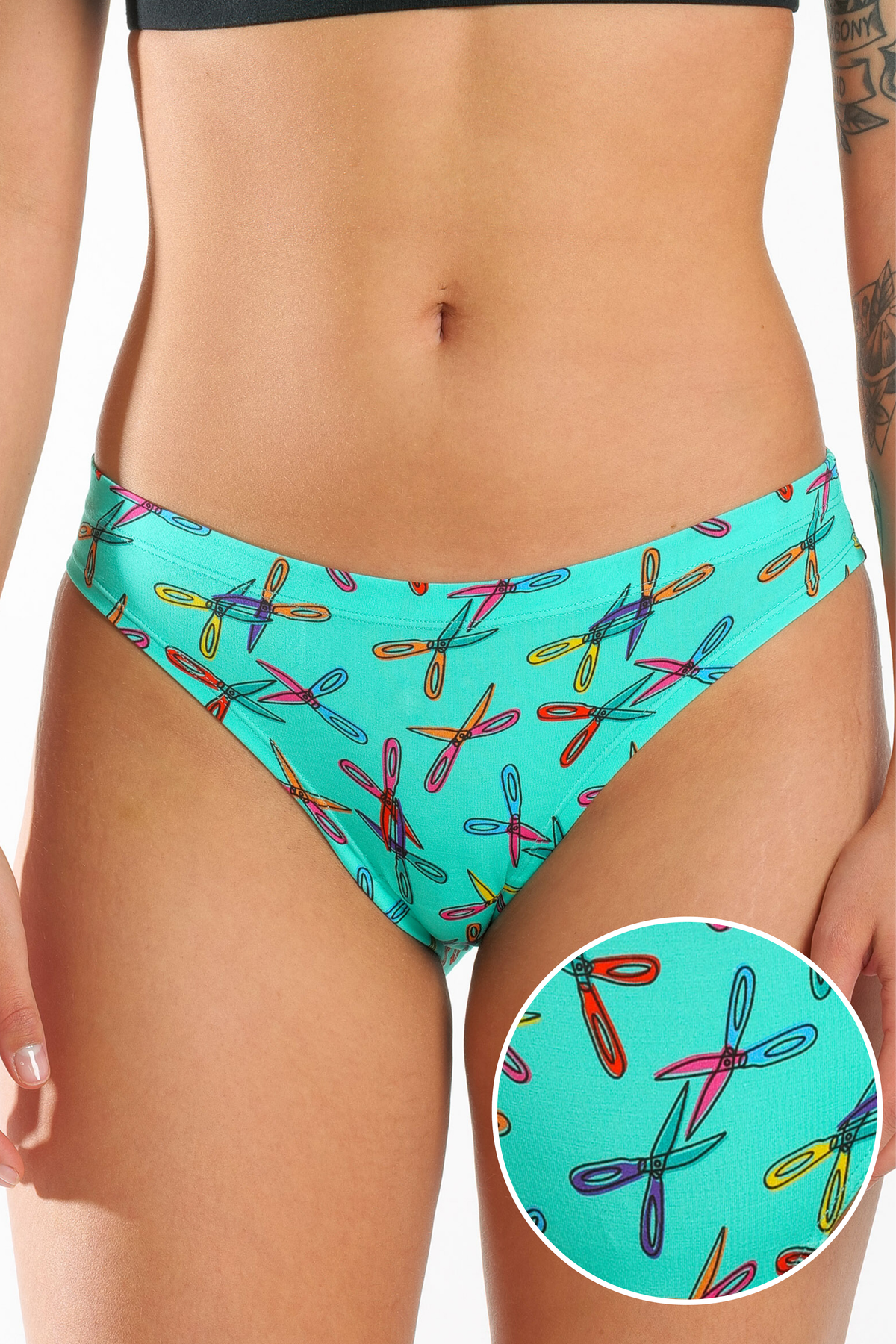 The Scissor Sisters | Scissor Modal Bikini Underwear - Shinesty