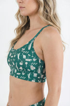 The Mulligan | Green Golf Boob Hammock™ Scoop Bralette - Shinesty