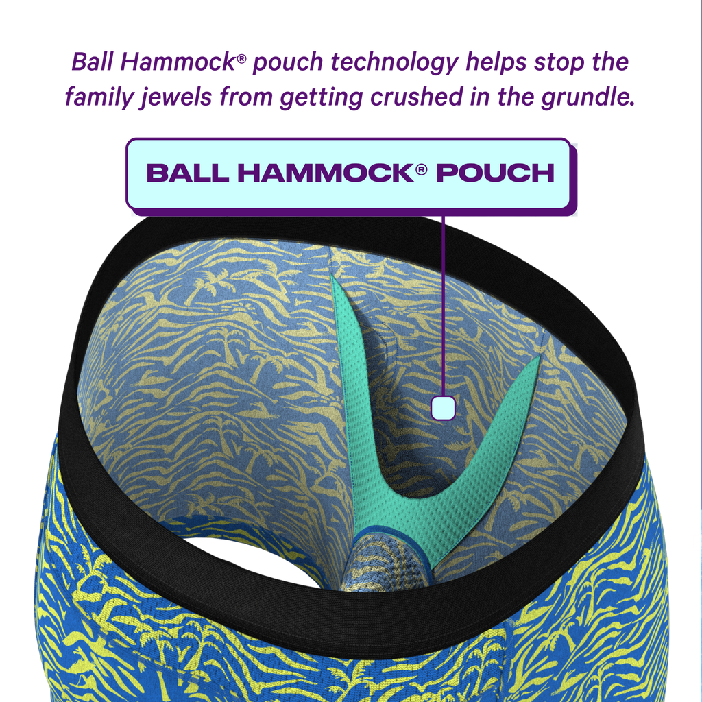 The Sea Breeze | Tropical Palm Tree paradICE™ Cooling Ball Hammock® Underwear - Shinesty