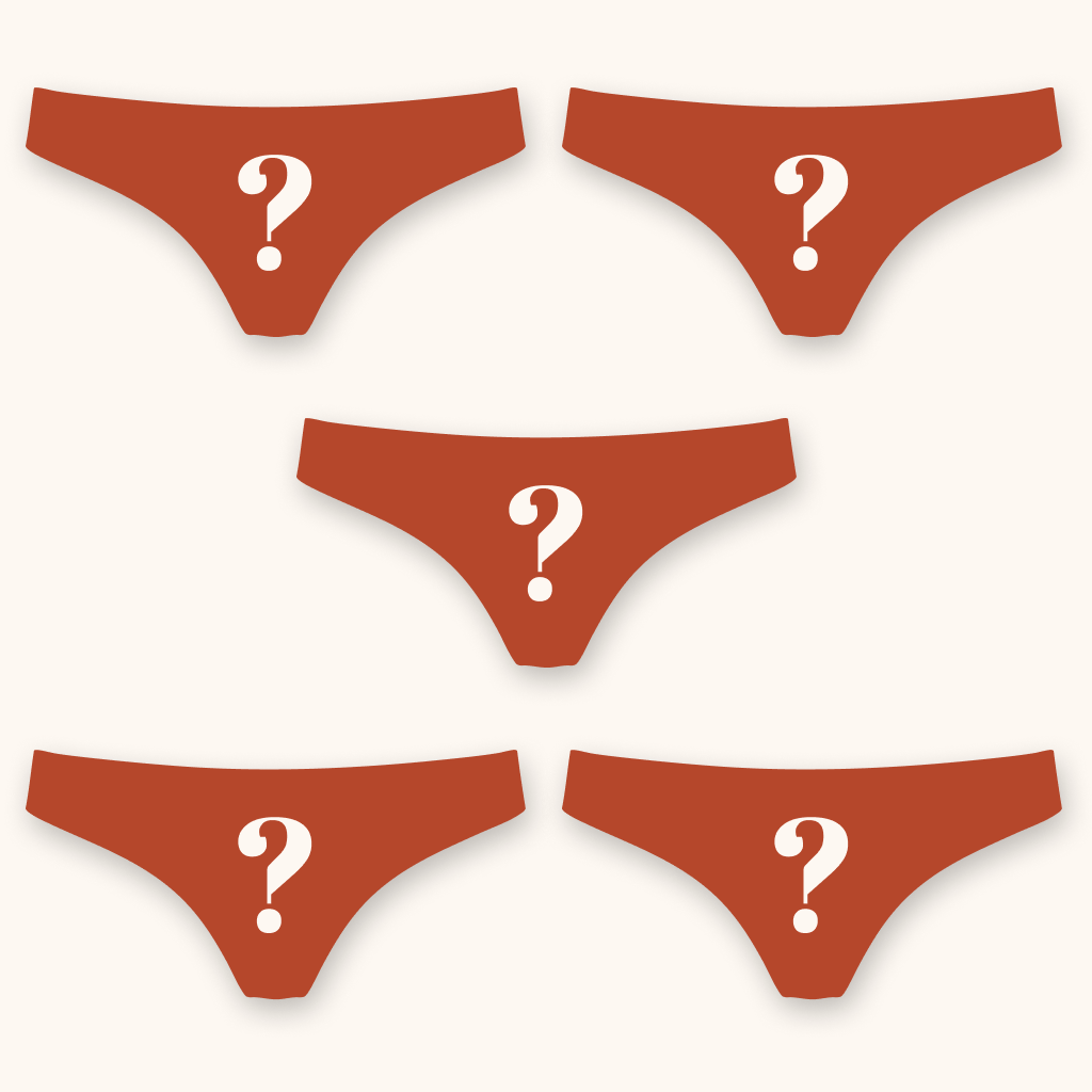 The Mystery Bundle | Women's Thong Underwear 5 Pack - Shinesty