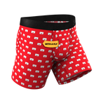 The Secret Admirer | Valentines Letters Ball Hammock® Pouch Underwear With Fly - Shinesty