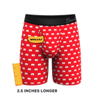 The Secret Admirer | Valentines Letters Ball Hammock® Boxer - Long Leg - Shinesty