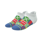 The Secretariat | Derby Flag Heel Hammock™ Ankle Socks - Shinesty