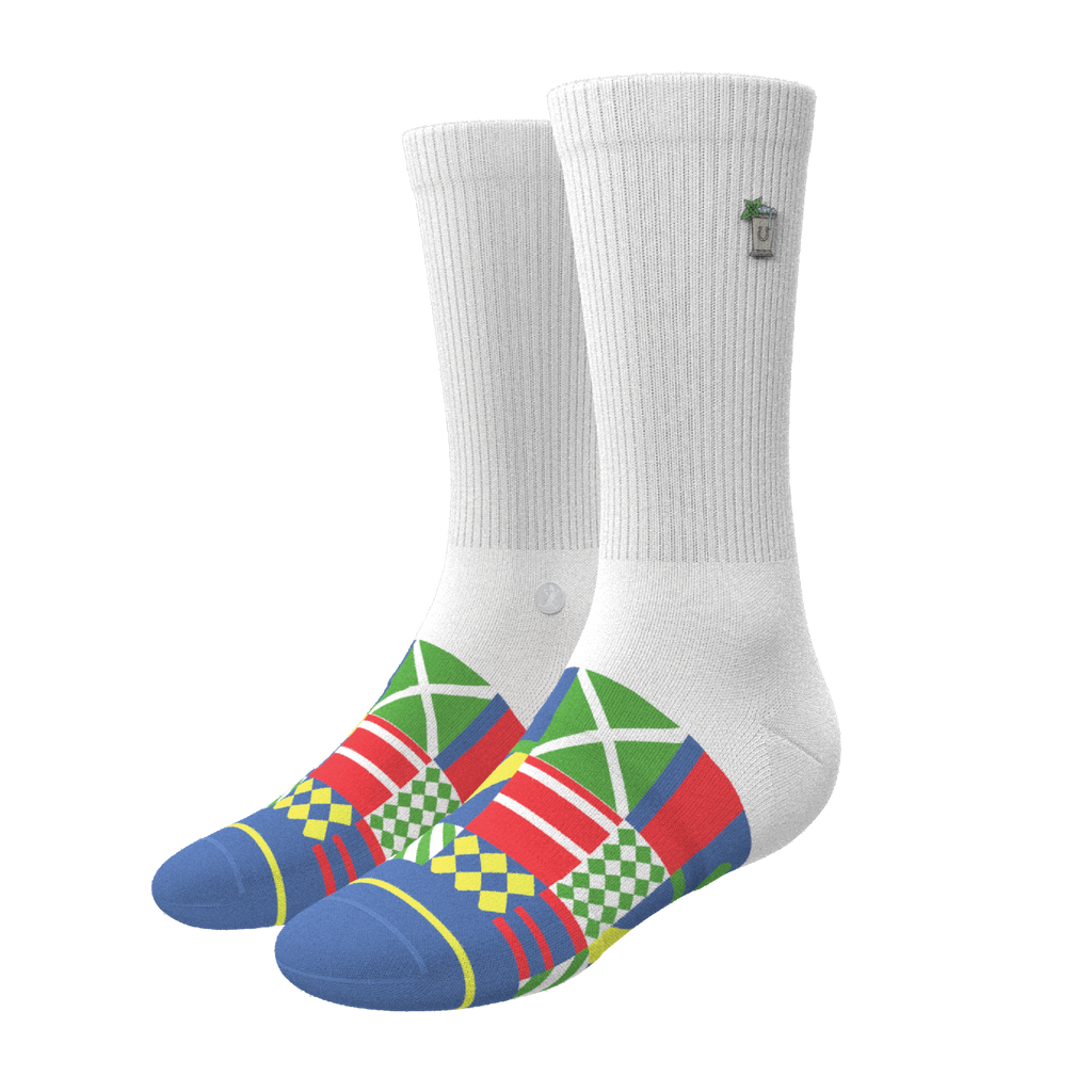 The Secretariat | Derby Flag Heel Hammock™ Crew Socks - Shinesty