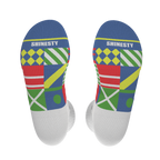 The Secretariat | Derby Flag Heel Hammock™ Crew Socks - Shinesty
