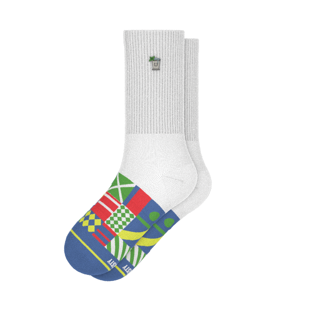 The Secretariat | Derby Flag Heel Hammock™ Crew Socks - Shinesty
