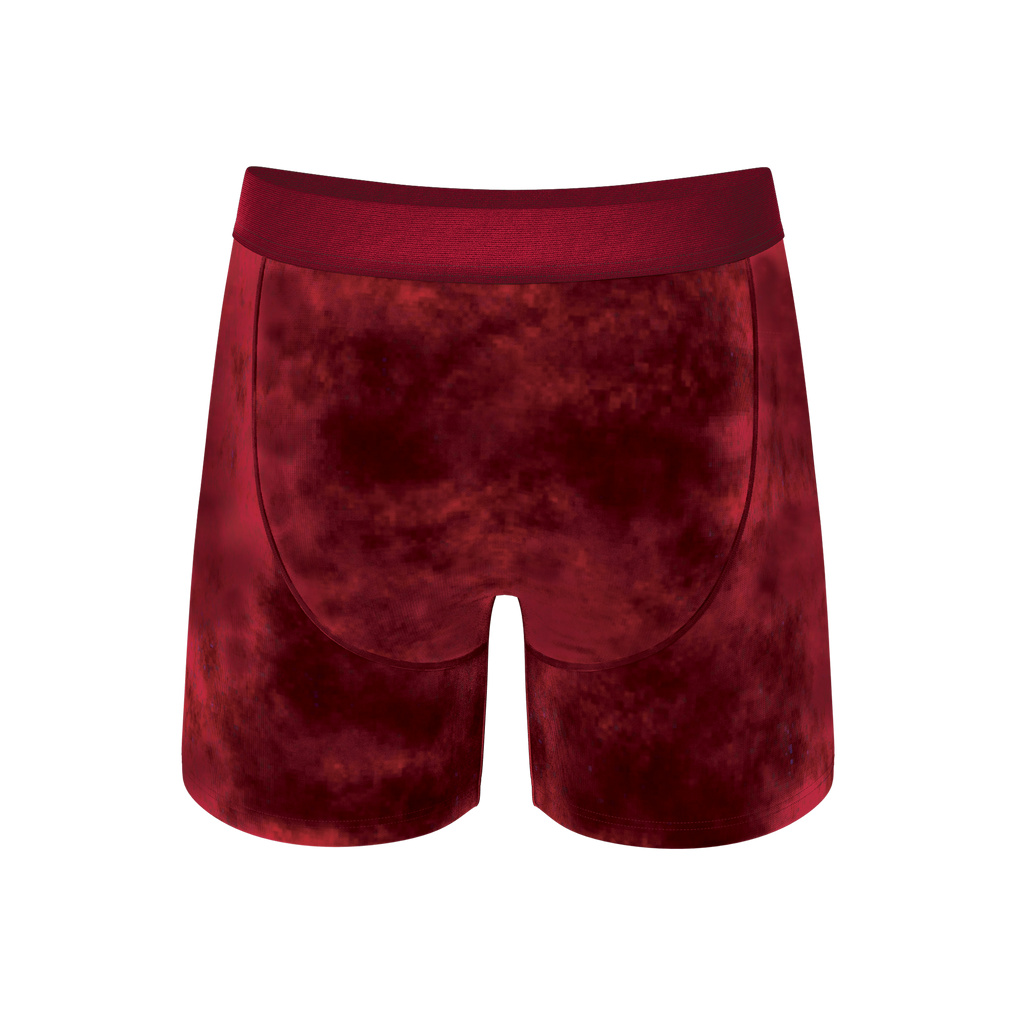 The Serenade | Red Velvet Ball Hammock Pouch® Boxer - Shinesty
