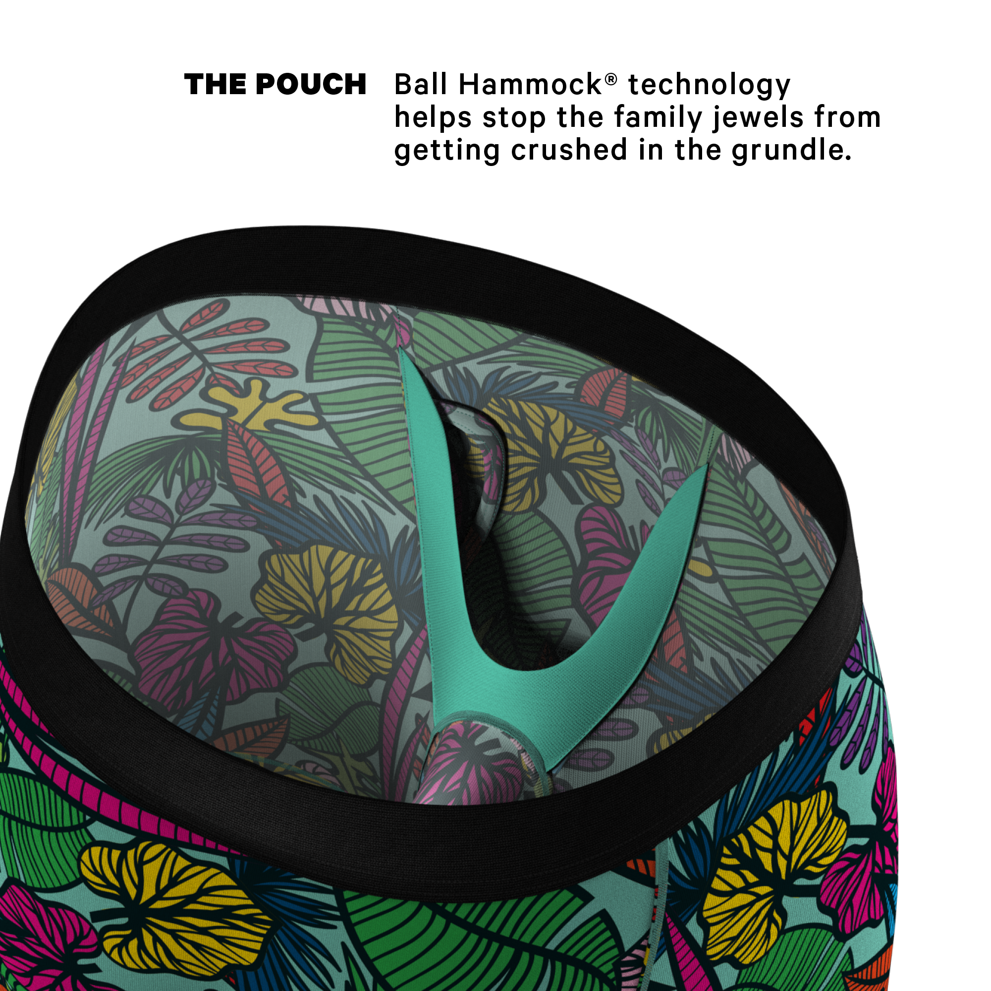 The Sex On The Beach | Tropical Ball Hammock® Boxer - Long Leg - Shinesty