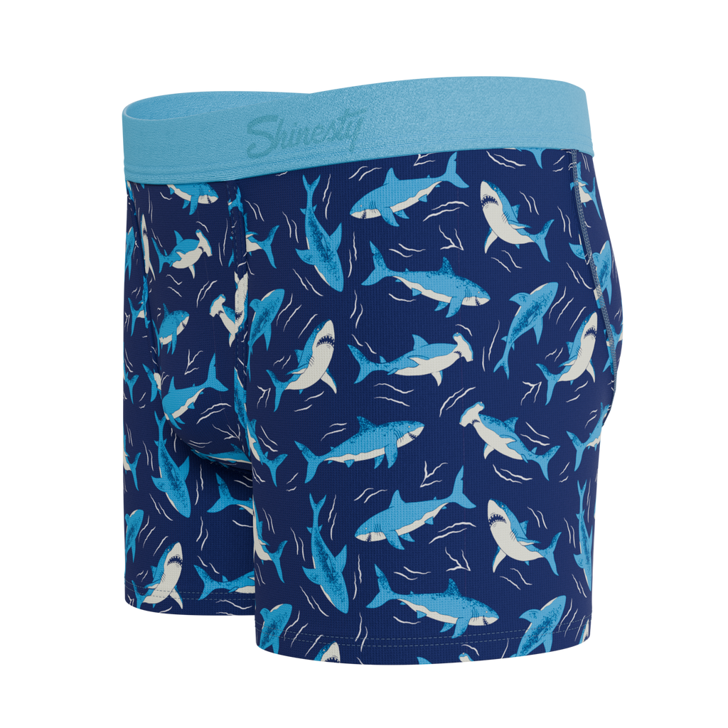 The Shark Lark | Shark Youth Boxer Briefs - Shinesty