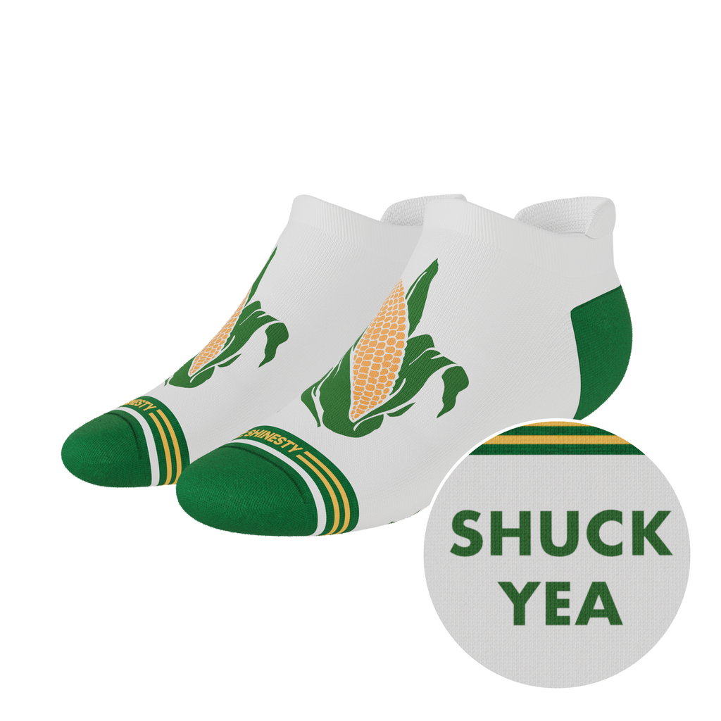 The Shuck Yea | Corn Heel Hammock™ Ankle Socks - Shinesty