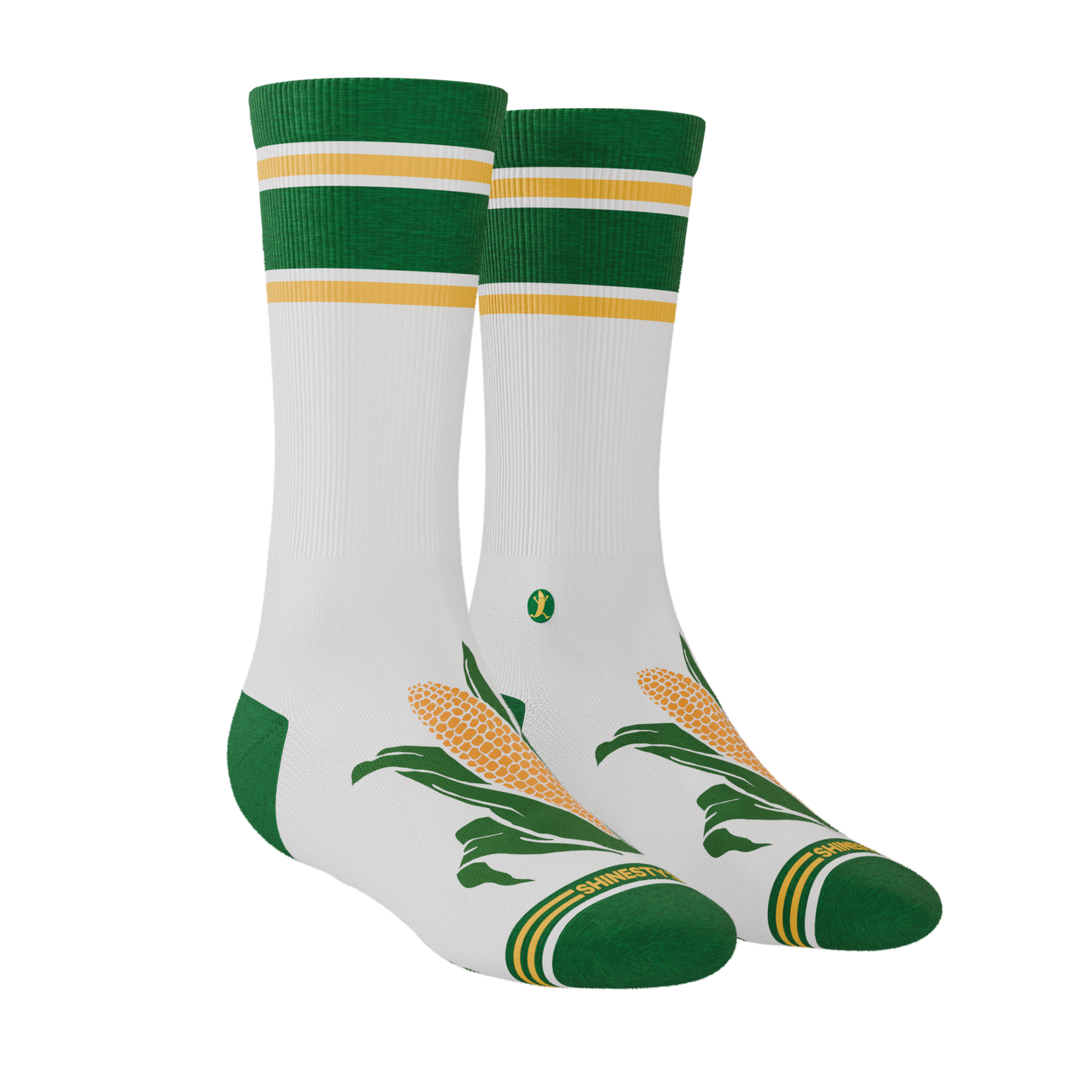 The Shuck Yea | Corn Heel Hammock™ Crew Socks - Shinesty