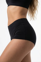 The Threat Level Midnight | Black Fart Proof Boyshort Underwear - Shinesty