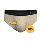The Silver Fox | Oatmeal Heather Ball Hammock® Pouch Underwear Briefs - Shinesty