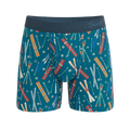 The Ski In Ski Out | Retro Ski Ball Hammock® Pouch Underwear With Fly - Shinesty