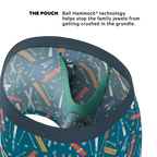The Ski In Ski Out | Retro Ski Ball Hammock® Pouch Underwear With Fly - Shinesty