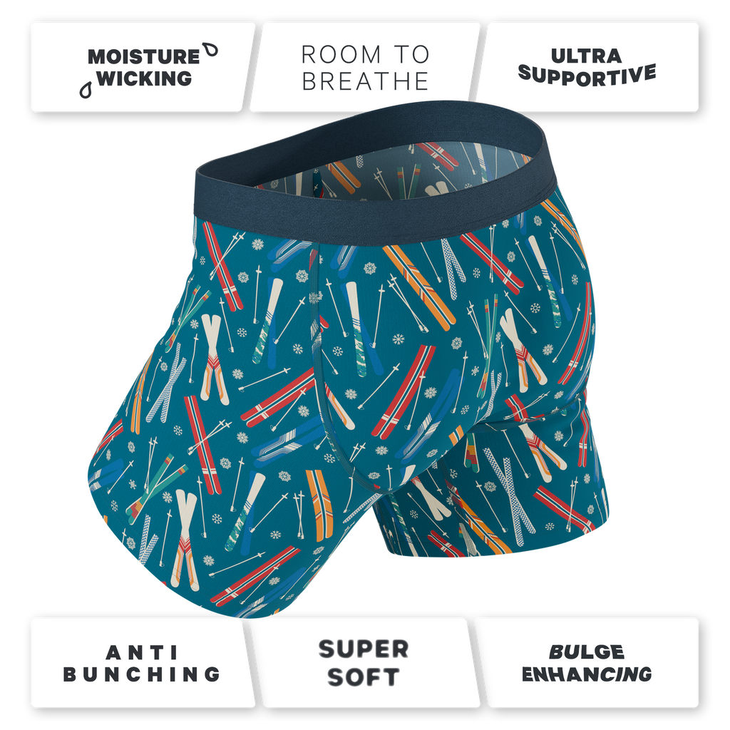 The Ski In Ski Out | Retro Ski Ball Hammock® Pouch Underwear - Shinesty