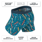 The Ski In Ski Out | Retro Ski Ball Hammock® Pouch Underwear - Shinesty