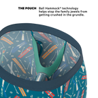 The Ski In Ski Out | Retro Ski Ball Hammock® Boxer - Long Leg - Shinesty