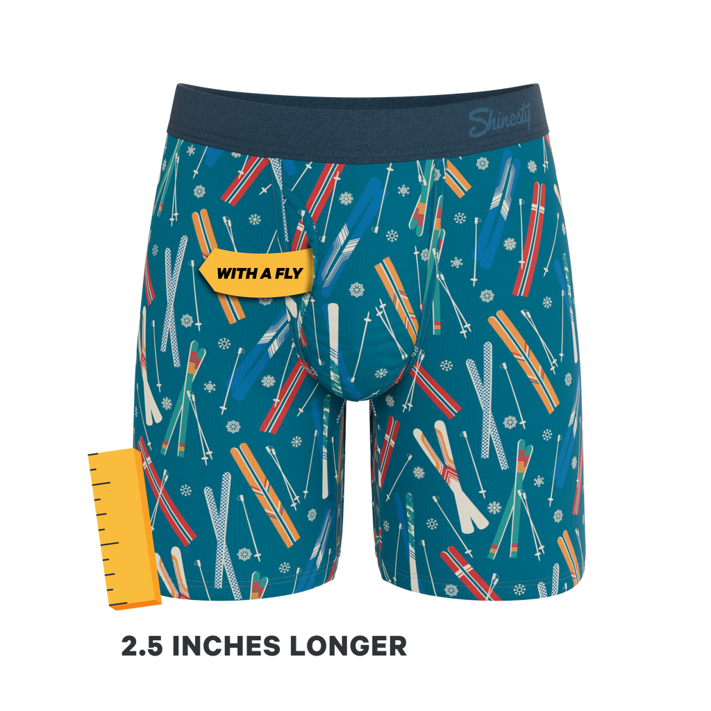 The Ski In Ski Out | Retro Ski Ball Hammock® Boxer - Long Leg - Shinesty