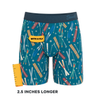 The Ski In Ski Out | Retro Ski Ball Hammock® Boxer - Long Leg - Shinesty