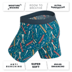 The Ski In Ski Out | Retro Ski Ball Hammock® Boxer - Long Leg - Shinesty