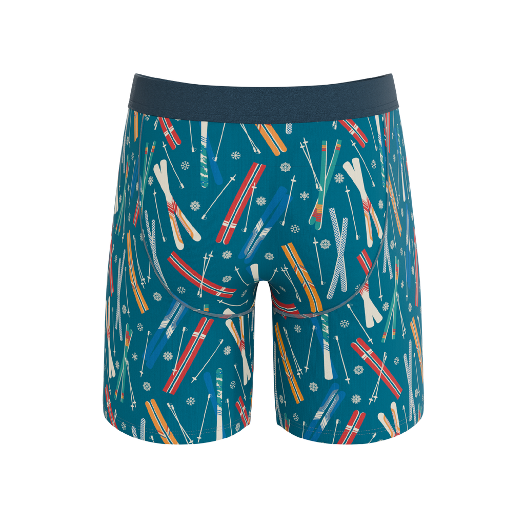The Ski In Ski Out | Retro Ski Ball Hammock® Boxer - Long Leg - Shinesty