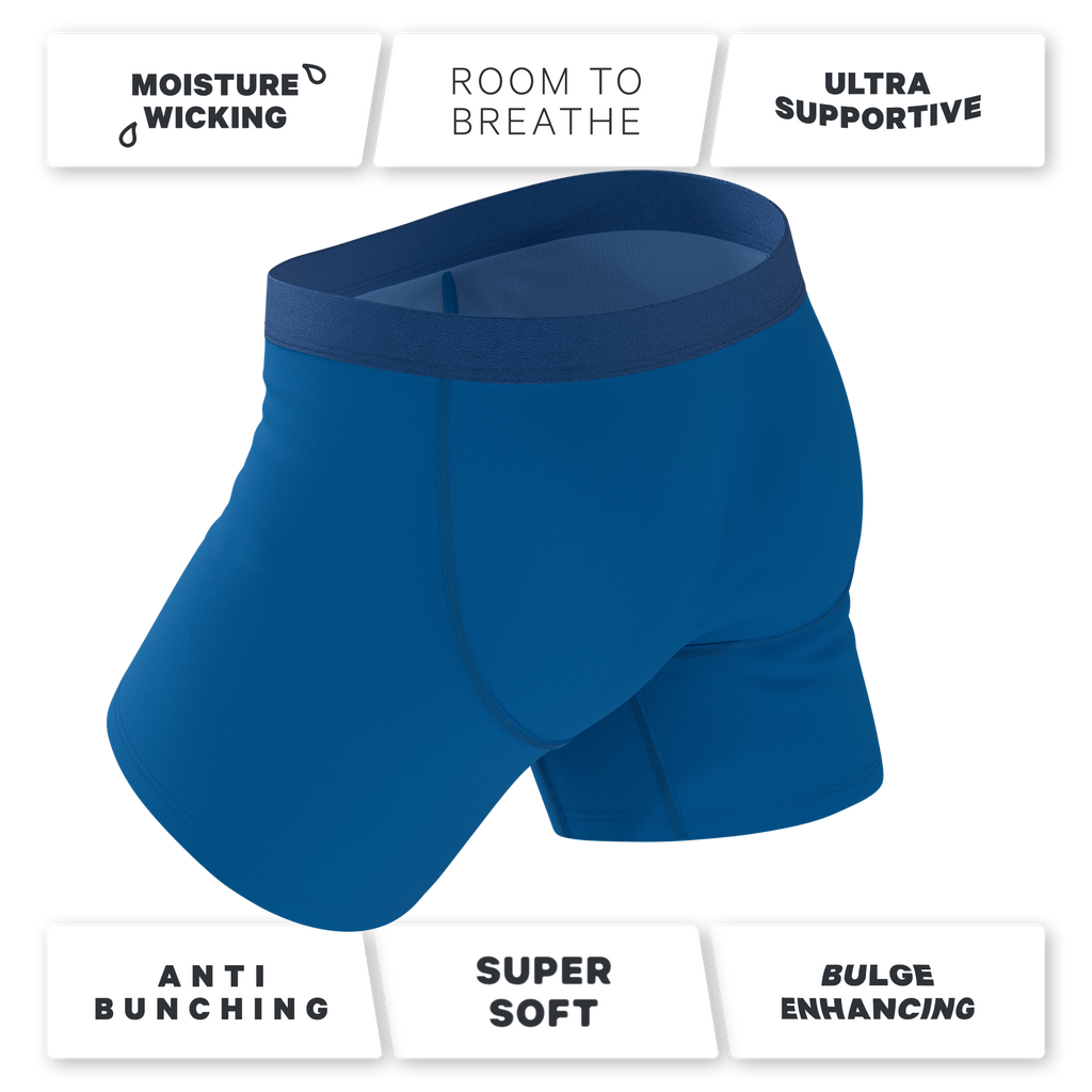 The Skydiver | Ocean Blue Ball Hammock® Pouch Underwear - Shinesty