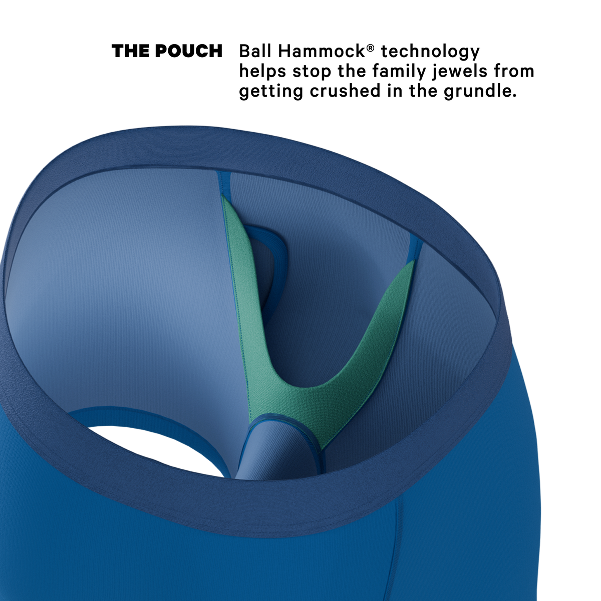 The Skydiver | Ocean Ball Hammock® Pouch Underwear With Fly - Shinesty