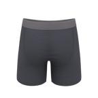 The Slate Expectations | Grey Tonal Ball Hammock® Pouch Underwear With Fly - Shinesty
